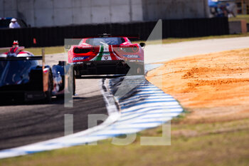 2022-03-17 - 51 PIER GUIDI Alessandro (ita), CALADO James (gbr), AF Corse, Ferrari 488 GTE EVO, action during the 1000 Miles of Sebring, 1st round of the 2022 FIA World Endurance Championship on the Sebring International Raceway from March 16 to 18, in Sebring, Florida, United States of America - 1000 MILES OF SEBRING, 1ST ROUND OF THE 2022 FIA WORLD ENDURANCE - ENDURANCE - MOTORS