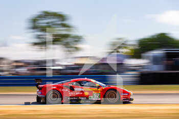 2022-03-17 - 52 MOLINA Miguel (spa), FUOCO Antonio (ita), AF Corse, Ferrari 488 GTE EVO, action during the 1000 Miles of Sebring, 1st round of the 2022 FIA World Endurance Championship on the Sebring International Raceway from March 16 to 18, in Sebring, Florida, United States of America - 1000 MILES OF SEBRING, 1ST ROUND OF THE 2022 FIA WORLD ENDURANCE - ENDURANCE - MOTORS