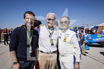 2022-03-18 - TAFFIN Rémy (fra), Oreca engineer, portrait DE CHAUNAC Hugues (fra), President of Oreca, portrait ICKX Jacky (bel), portrait during the 1000 Miles of Sebring, 1st round of the 2022 FIA World Endurance Championship on the Sebring International Raceway from March 16 to 18, in Sebring, Florida, United States of America - 1000 MILES OF SEBRING, 1ST ROUND OF THE 2022 FIA WORLD ENDURANCE CHAMPIONSHIP - ENDURANCE - MOTORS