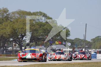 2022-03-18 - 92 CHRISTENSEN Michael (dnk), ESTRE Kevin (fra), Porsche GT Team, Porsche 911 RSR - 19, action , during the 1000 Miles of Sebring, 1st round of the 2022 FIA World Endurance Championship on the Sebring International Raceway from March 16 to 18, in Sebring, Florida, United States of America - 1000 MILES OF SEBRING, 1ST ROUND OF THE 2022 FIA WORLD ENDURANCE CHAMPIONSHIP - ENDURANCE - MOTORS