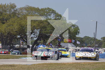 2022-03-18 - 54 FLOHR Thomas (swi), CASTELLACCI Francesco (ita), CASSIDY Nick (nzl), AF Corse, Ferrari 488 GTE EVO, action , during the 1000 Miles of Sebring, 1st round of the 2022 FIA World Endurance Championship on the Sebring International Raceway from March 16 to 18, in Sebring, Florida, United States of America - 1000 MILES OF SEBRING, 1ST ROUND OF THE 2022 FIA WORLD ENDURANCE CHAMPIONSHIP - ENDURANCE - MOTORS