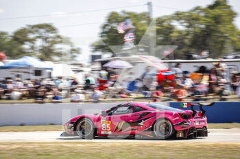 2022-03-18 - 85 FREY Rahel (swi), GATTING Michelle (DNK), BOVY Sarah (BEL), Iron DAMES, Ferrari 488 GTE EVO, action during the 1000 Miles of Sebring, 1st round of the 2022 FIA World Endurance Championship on the Sebring International Raceway from March 16 to 18, in Sebring, Florida, United States of America - 1000 MILES OF SEBRING, 1ST ROUND OF THE 2022 FIA WORLD ENDURANCE CHAMPIONSHIP - ENDURANCE - MOTORS