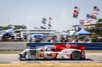 2022-03-18 - 07 CONWAY Mike (gbr), KOBAYASHI Kamui (jpn), LOPEZ Jose Maria (arg), Toyota Gazoo Racing, Toyota GR010 - Hybrid, action during the 1000 Miles of Sebring, 1st round of the 2022 FIA World Endurance Championship on the Sebring International Raceway from March 16 to 18, in Sebring, Florida, United States of America - 1000 MILES OF SEBRING, 1ST ROUND OF THE 2022 FIA WORLD ENDURANCE CHAMPIONSHIP - ENDURANCE - MOTORS