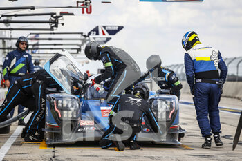 2022-03-18 - 36 NEGRAO André (bra), LAPIERRE Nicolas (fra), VAXIVIERE Matthieu (fra), Alpine Elf Team, Alpine A480 - Gibson, action pit stop during the 1000 Miles of Sebring, 1st round of the 2022 FIA World Endurance Championship on the Sebring International Raceway from March 16 to 18, in Sebring, Florida, United States of America - 1000 MILES OF SEBRING, 1ST ROUND OF THE 2022 FIA WORLD ENDURANCE CHAMPIONSHIP - ENDURANCE - MOTORS