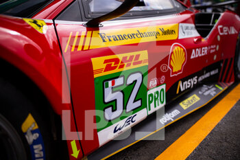 2022-05-05 - 52 MOLINA Miguel (spa), FUOCO Antonio (ita), AF Corse, Ferrari 488 GTE EVO, ambiance during the 6 Hours of Spa-Francorchamps 2022, 2nd round of the 2022 FIA World Endurance Championship on the Circuit de Spa-Francorchamps from May 5 to 7, 2022 in Francrochamps, Belgium - 6 HOURS OF SPA-FRANCORCHAMPS 2022, 2ND ROUND OF THE 2022 FIA WORLD ENDURANCE CHAMPIONSHIP - ENDURANCE - MOTORS