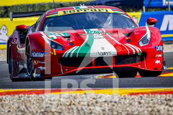 2022-05-06 - 51 PIER GUIDI Alessandro (ita), CALADO James (gbr), AF Corse, Ferrari 488 GTE EVO, action during the 6 Hours of Spa-Francorchamps 2022, 2nd round of the 2022 FIA World Endurance Championship on the Circuit de Spa-Francorchamps from May 5 to 7, 2022 in Francorchamps, Belgium - 6 HOURS OF SPA-FRANCORCHAMPS 2022, 2ND ROUND OF THE 2022 FIA WORLD ENDURANCE CHAMPIONSHIP - ENDURANCE - MOTORS