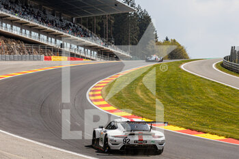 2022-05-06 - 92 CHRISTENSEN Michael (dnk), ESTRE Kevin (fra), Porsche GT Team, Porsche 911 RSR - 19, action during the 6 Hours of Spa-Francorchamps 2022, 2nd round of the 2022 FIA World Endurance Championship on the Circuit de Spa-Francorchamps from May 5 to 7, 2022 in Francorchamps, Belgium - 6 HOURS OF SPA-FRANCORCHAMPS 2022, 2ND ROUND OF THE 2022 FIA WORLD ENDURANCE CHAMPIONSHIP - ENDURANCE - MOTORS