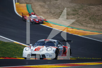 2022-05-06 - 56 IRIBE Brendan (usa), MILLROY Ollie (gbr), BARNICOAT Ben (gbr), Team Project 1, Porsche 911 RSR - 19, action during the 6 Hours of Spa-Francorchamps 2022, 2nd round of the 2022 FIA World Endurance Championship on the Circuit de Spa-Francorchamps from May 5 to 7, 2022 in Francorchamps, Belgium - 6 HOURS OF SPA-FRANCORCHAMPS 2022, 2ND ROUND OF THE 2022 FIA WORLD ENDURANCE CHAMPIONSHIP - ENDURANCE - MOTORS