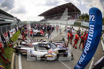 2022-05-07 - 83 PERRODO Francois (fra), NIELSEN Nicklas (dnl), ROVERA Alessio (ita), AF Corse, Oreca 07 - Gibson, actionambiance Pre Grid during the 6 Hours of Spa-Francorchamps 2022, 2nd round of the 2022 FIA World Endurance Championship on the Circuit de Spa-Francorchamps from May 5 to 7, 2022 in Francorchamps, Belgium - 6 HOURS OF SPA-FRANCORCHAMPS 2022, 2ND ROUND OF THE 2022 FIA WORLD ENDURANCE CHAMPIONSHIP - ENDURANCE - MOTORS