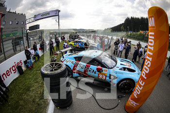 2022-05-07 - 33 KEATING Ben (usa), CHAVES Henrique (prt), SORENSEN Marco (dnk), TF Sport, Aston Martin Vantage AMR, action ambiance Pre Grid during the 6 Hours of Spa-Francorchamps 2022, 2nd round of the 2022 FIA World Endurance Championship on the Circuit de Spa-Francorchamps from May 5 to 7, 2022 in Francorchamps, Belgium - 6 HOURS OF SPA-FRANCORCHAMPS 2022, 2ND ROUND OF THE 2022 FIA WORLD ENDURANCE CHAMPIONSHIP - ENDURANCE - MOTORS