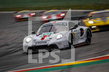 2022-05-07 - 92 CHRISTENSEN Michael (dnk), ESTRE Kevin (fra), Porsche GT Team, Porsche 911 RSR - 19, action during the 6 Hours of Spa-Francorchamps 2022, 2nd round of the 2022 FIA World Endurance Championship on the Circuit de Spa-Francorchamps from May 5 to 7, 2022 in Francorchamps, Belgium - 6 HOURS OF SPA-FRANCORCHAMPS 2022, 2ND ROUND OF THE 2022 FIA WORLD ENDURANCE CHAMPIONSHIP - ENDURANCE - MOTORS
