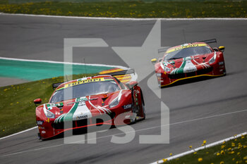 2022-05-07 - 51 PIER GUIDI Alessandro (ita), CALADO James (gbr), AF Corse, Ferrari 488 GTE EVO, action during the 6 Hours of Spa-Francorchamps 2022, 2nd round of the 2022 FIA World Endurance Championship on the Circuit de Spa-Francorchamps from May 5 to 7, 2022 in Francorchamps, Belgium - 6 HOURS OF SPA-FRANCORCHAMPS 2022, 2ND ROUND OF THE 2022 FIA WORLD ENDURANCE CHAMPIONSHIP - ENDURANCE - MOTORS