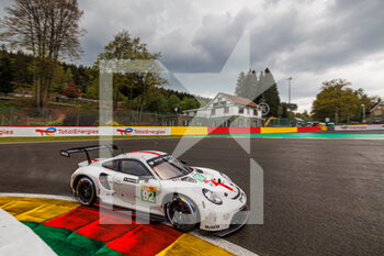 2022-05-07 - 92 CHRISTENSEN Michael (dnk), ESTRE Kevin (fra), Porsche GT Team, Porsche 911 RSR - 19, action during the 6 Hours of Spa-Francorchamps 2022, 2nd round of the 2022 FIA World Endurance Championship on the Circuit de Spa-Francorchamps from May 5 to 7, 2022 in Francorchamps, Belgium - 6 HOURS OF SPA-FRANCORCHAMPS 2022, 2ND ROUND OF THE 2022 FIA WORLD ENDURANCE CHAMPIONSHIP - ENDURANCE - MOTORS
