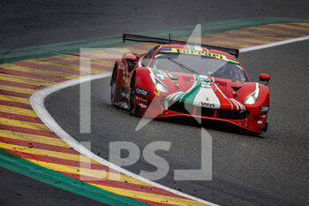 2022-05-07 - 51 PIER GUIDI Alessandro (ita), CALADO James (gbr), AF Corse, Ferrari 488 GTE EVO, action during the 6 Hours of Spa-Francorchamps 2022, 2nd round of the 2022 FIA World Endurance Championship on the Circuit de Spa-Francorchamps from May 5 to 7, 2022 in Francorchamps, Belgium - 6 HOURS OF SPA-FRANCORCHAMPS 2022, 2ND ROUND OF THE 2022 FIA WORLD ENDURANCE CHAMPIONSHIP - ENDURANCE - MOTORS