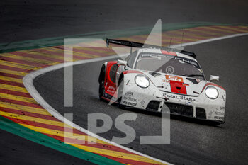 2022-05-07 - 56 IRIBE Brendan (usa), MILLROY Ollie (gbr), BARNICOAT Ben (gbr), Team Project 1, Porsche 911 RSR - 19, action during the 6 Hours of Spa-Francorchamps 2022, 2nd round of the 2022 FIA World Endurance Championship on the Circuit de Spa-Francorchamps from May 5 to 7, 2022 in Francorchamps, Belgium - 6 HOURS OF SPA-FRANCORCHAMPS 2022, 2ND ROUND OF THE 2022 FIA WORLD ENDURANCE CHAMPIONSHIP - ENDURANCE - MOTORS