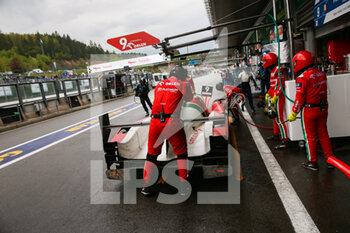 2022-05-07 - 09 KUBICA Robert (pol), DELETRAZ Louis (swi), COLOMBO Lorenzo (ita), Prema Orlen Team, Oreca 07 - Gibson, action pit stop during the 6 Hours of Spa-Francorchamps 2022, 2nd round of the 2022 FIA World Endurance Championship on the Circuit de Spa-Francorchamps from May 5 to 7, 2022 in Francrochamps, Belgium - 6 HOURS OF SPA-FRANCORCHAMPS 2022, 2ND ROUND OF THE 2022 FIA WORLD ENDURANCE CHAMPIONSHIP - ENDURANCE - MOTORS