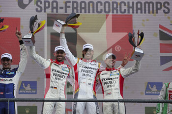 2022-05-07 - 31 GELAEL Sean (idn), FRIJNS Robin (nld), RAST René (ger), WRT, Oreca 07 - Gibson, podium, portrait during the 6 Hours of S,pa-Francorchamps 2022, 2nd round of the 2022 FIA World Endurance Championship on the Circuit de Spa-Francorchamps from May 5 to 7, 2022 in Francorchamps, Belgium - 6 HOURS OF SPA-FRANCORCHAMPS 2022, 2ND ROUND OF THE 2022 FIA WORLD ENDURANCE CHAMPIONSHIP - ENDURANCE - MOTORS