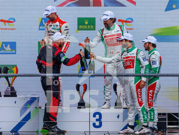 2022-05-07 - 38 GONZALEZ Roberto (mex), DA COSTA Antonio Felix (prt), STEVENS Will (gbr), Jota, Oreca 07 - Gibson, podium, portrait during the 6 Hours of Spa-Francorchamps 2022, 2nd round of the 2022 FIA World Endurance Championship on the Circuit de Spa-Francorchamps from May 5 to 7, 2022 in Francorchamps, Belgium - 6 HOURS OF SPA-FRANCORCHAMPS 2022, 2ND ROUND OF THE 2022 FIA WORLD ENDURANCE CHAMPIONSHIP - ENDURANCE - MOTORS
