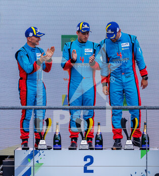 2022-05-07 - 33 KEATING Ben (usa), CHAVES Henrique (prt), SORENSEN Marco (dnk), TF Sport, Aston Martin Vantage AMR, podium, portrait during the 6 Hours of Spa-Francorchamps 2022, 2nd round of the 2022 FIA World Endurance Championship on the Circuit de Spa-Francorchamps from May 5 to 7, 2022 in Francorchamps, Belgium - 6 HOURS OF SPA-FRANCORCHAMPS 2022, 2ND ROUND OF THE 2022 FIA WORLD ENDURANCE CHAMPIONSHIP - ENDURANCE - MOTORS