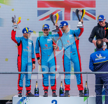 2022-05-07 - 33 KEATING Ben (usa), CHAVES Henrique (prt), SORENSEN Marco (dnk), TF Sport, Aston Martin Vantage AMR, podium, portrait during the 6 Hours of Spa-Francorchamps 2022, 2nd round of the 2022 FIA World Endurance Championship on the Circuit de Spa-Francorchamps from May 5 to 7, 2022 in Francorchamps, Belgium - 6 HOURS OF SPA-FRANCORCHAMPS 2022, 2ND ROUND OF THE 2022 FIA WORLD ENDURANCE CHAMPIONSHIP - ENDURANCE - MOTORS