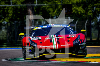 2022-05-12 - 61 FORGIONE Gino (swi), MONTERMINI Andrea (ita), AF Corse, Ferrari 488 GT3, action during the 2nd of the 2022 Michelin Le Mans Cup on the Imola Circuit from May 12 to 14, in Imola, Italy - AUTO - MICHELIN LE MANS CUP - IMOLA 2022 - ENDURANCE - MOTORS