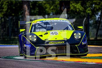 2022-05-12 - 46 BUSNELLI Emanuele (ita), BABINI Fabio (ita), Ebimotors, Lamborghini Huracan GT3 Evo, action during the 2nd of the 2022 Michelin Le Mans Cup on the Imola Circuit from May 12 to 14, in Imola, Italy - AUTO - MICHELIN LE MANS CUP - IMOLA 2022 - ENDURANCE - MOTORS