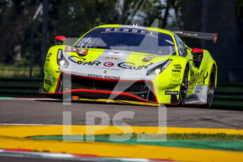 2022-05-12 - 57 Jensen Mikkel (dnk), Kimura Takeshi (jpn), SCHANDORFF Frederik (dnk), Car Guy Racing, Ferrari 488 GTE, action during the 4 Hours of Imola 2022, 2nd round of the 2022 European Le Mans Series on the Imola Circuit from May 12 to 15, in Imola, Italy - AUTO - ELMS - 4 HOURS OF IMOLA 2022 - ENDURANCE - MOTORS