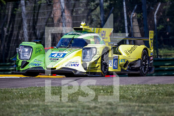 2022-05-12 - 43 FITTIPALDI Pietro (bra), HEINEMEIER HANSSON David (dnk), SCHERER Fabio (swi), Inter Europol Competition, Oreca 07 - Gibson, action during the 4 Hours of Imola 2022, 2nd round of the 2022 European Le Mans Series on the Imola Circuit from May 12 to 15, in Imola, Italy - AUTO - ELMS - 4 HOURS OF IMOLA 2022 - ENDURANCE - MOTORS