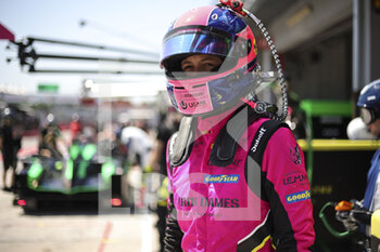 2022-05-12 - BOVY Sarah (bel), Iron Lynx, Ferrari 488 GTE, portrait during the 4 Hours of Imola 2022, 2nd round of the 2022 European Le Mans Series on the Imola Circuit from May 12 to 15, in Imola, Italy - AUTO - ELMS - 4 HOURS OF IMOLA 2022 - ENDURANCE - MOTORS