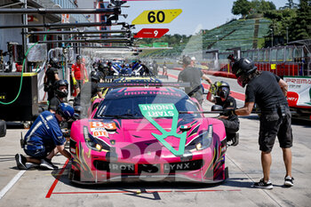 2022-05-12 - 83 BOVY Sarah (bel), FREY Rahel (swi), GATTING Michelle (dnk), Iron Lynx, Ferrari 488 GTE, action during the 4 Hours of Imola 2022, 2nd round of the 2022 European Le Mans Series on the Imola Circuit from May 12 to 15, in Imola, Italy - AUTO - ELMS - 4 HOURS OF IMOLA 2022 - ENDURANCE - MOTORS