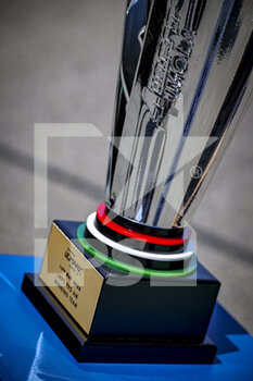2022-05-15 - trophy during the 4 Hours of Imola 2022, 2nd round of the 2022 European Le Mans Series on the Imola Circuit from May 12 to 15, in Imola, Italy - 4 HOURS OF IMOLA 2022, 2ND ROUND OF THE 2022 EUROPEAN LE MANS SERIES - ENDURANCE - MOTORS
