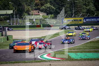 2022-05-15 - safety car, during the 4 Hours of Imola 2022, 2nd round of the 2022 European Le Mans Series on the Imola Circuit from May 12 to 15, in Imola, Italy - 4 HOURS OF IMOLA 2022, 2ND ROUND OF THE 2022 EUROPEAN LE MANS SERIES - ENDURANCE - MOTORS