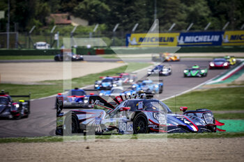 2022-05-15 - 88 NIELSEN Nicklas (dnk), PERRODO Francois (fra), ROVERA Alessio (ita), AF Corse, Oreca 07 - Gibson, action during the 4 Hours of Imola 2022, 2nd round of the 2022 European Le Mans Series on the Imola Circuit from May 12 to 15, in Imola, Italy - 4 HOURS OF IMOLA 2022, 2ND ROUND OF THE 2022 EUROPEAN LE MANS SERIES - ENDURANCE - MOTORS