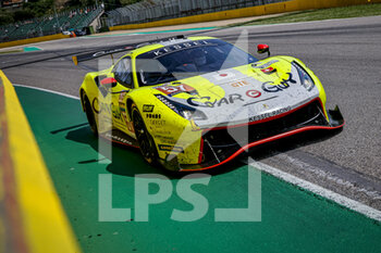 2022-05-15 - 57 Jensen Mikkel (dnk), Kimura Takeshi (jpn), SCHANDORFF Frederik (dnk), Car Guy Racing, Ferrari 488 GTE, action during the 4 Hours of Imola 2022, 2nd round of the 2022 European Le Mans Series on the Imola Circuit from May 12 to 15, in Imola, Italy - 4 HOURS OF IMOLA 2022, 2ND ROUND OF THE 2022 EUROPEAN LE MANS SERIES - ENDURANCE - MOTORS
