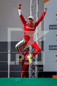 2022-05-15 - HABSBURG Ferdinand (aut), Prema Racing, Oreca 07 - Gibson, portrait Podium during the 4 Hours of Imola 2022, 2nd round of the 2022 European Le Mans Series on the Imola Circuit from May 12 to 15, in Imola, Italy - 4 HOURS OF IMOLA 2022, 2ND ROUND OF THE 2022 EUROPEAN LE MANS SERIES - ENDURANCE - MOTORS