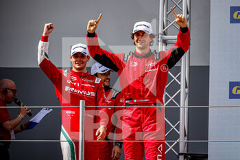 2022-05-15 - COLOMBO Lorenzo (ita), Prema Racing, Oreca 07 - Gibson, portrait Podium during the 4 Hours of Imola 2022, 2nd round of the 2022 European Le Mans Series on the Imola Circuit from May 12 to 15, in Imola, Italy - 4 HOURS OF IMOLA 2022, 2ND ROUND OF THE 2022 EUROPEAN LE MANS SERIES - ENDURANCE - MOTORS