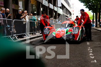 2022-06-03 - 09 KUBICA Robert (pol), DELETRAZ Louis (swi), COLOMBO Lorenzo (ita), Prema Orlen Team, Oreca 07 - Gibson, action during the Scrutineering of the 2022 24 Hours of Le Mans, 3rd round of the 2022 FIA World Endurance Championship, on the Circuit de la Sarthe, from June 3 to 4, 2022 in Le Mans, France - 24 HEURES DU MANS 2022 - SCRUTINEERING - ENDURANCE - MOTORS