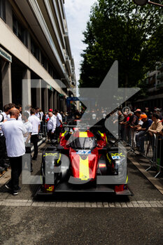 2022-06-03 - 27 CRESP Christophe (fra), JENSEN Michael (dnk), PALETTE Steven (fra), CD Sport, Ligier JSP217 - Gibson, action during the Scrutineering of the 2022 24 Hours of Le Mans, 3rd round of the 2022 FIA World Endurance Championship, on the Circuit de la Sarthe, from June 3 to 4, 2022 in Le Mans, France - 24 HEURES DU MANS 2022 - SCRUTINEERING - ENDURANCE - MOTORS