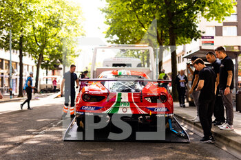 2022-06-04 - 51 PIER GUIDI Alessandro (ita), CALADO James (gbr), SERRA Daniel (bra), AF Corse, Ferrari 488 GTE EVO during the Scrutineering of the 2022 24 Hours of Le Mans, 3rd round of the 2022 FIA World Endurance Championship, on the Circuit de la Sarthe, from June 3 to 4, 2022 in Le Mans, France - 24 HEURES DU MANS 2022 - SCRUTINEERING - ENDURANCE - MOTORS
