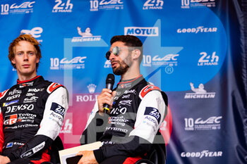 2022-06-04 - LOPEZ Jose Maria (arg), Toyota Gazoo Racing, Toyota GR010 - Hybrid, portrait during the Scrutineering of the 2022 24 Hours of Le Mans, 3rd round of the 2022 FIA World Endurance Championship, on the Circuit de la Sarthe, from June 3 to 4, 2022 in Le Mans, France - 24 HEURES DU MANS 2022 - SCRUTINEERING - ENDURANCE - MOTORS