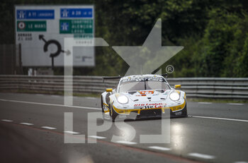 2022-06-05 - 46 CAIROLI Matteo (ita), PEDERSEN Mikkel (ita), LEUTWILER Nicolas (che), Team Project 1, Porsche 911 RSR - 19, action during the Test Day of the 2022 24 Hours of Le Mans, 3rd round of the 2022 FIA World Endurance Championship, on the Circuit de la Sarthe, on June 5, 2022 in Le Mans, France - 24 HEURES DU MANS 2022 - TEST DAY - ENDURANCE - MOTORS