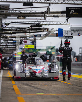 2022-06-05 - 13 CIMADOMO Philippe (fra), BECHE Mathias (swi), VAN DER HELM Tijmen (nld), TDS Racing x Vaillante, Oreca 07 - Gibson, action, pit stop during the Test Day of the 2022 24 Hours of Le Mans, 3rd round of the 2022 FIA World Endurance Championship, on the Circuit de la Sarthe, on June 5, 2022 in Le Mans, France - 24 HEURES DU MANS 2022 - TEST DAY - ENDURANCE - MOTORS