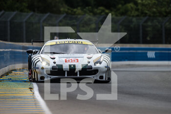 2022-06-05 - 55 CAMERON Duncan (gbr), GRIFFIN Matthew (irl), PEREL David (zaf), Spirit of Race, Ferrari 488 GTE Evo, action during the Test Day of the 2022 24 Hours of Le Mans, 3rd round of the 2022 FIA World Endurance Championship, on the Circuit de la Sarthe, on June 5, 2022 in Le Mans, France - 24 HEURES DU MANS 2022 - TEST DAY - ENDURANCE - MOTORS