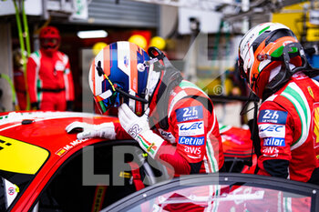 2022-06-05 - MOLINA Miguel (spa), AF Corse, Ferrari 488 GTE EVO, portrai during the Test Day of the 2022 24 Hours of Le Mans, 3rd round of the 2022 FIA World Endurance Championship, on the Circuit de la Sarthe, on June 5, 2022 in Le Mans, France - 24 HEURES DU MANS 2022 - TEST DAY - ENDURANCE - MOTORS