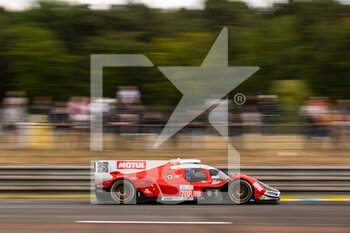 2022-06-05 - 708 PLA Olivier (fra), DUMAS Romain (fra), DERANI Felipe (bra), Glickenhaus Racing, Glickenhaus 007 LMH, action during the Test Day of the 2022 24 Hours of Le Mans, 3rd round of the 2022 FIA World Endurance Championship, on the Circuit de la Sarthe, on June 5, 2022 in Le Mans, France - 24 HEURES DU MANS 2022 - TEST DAY - ENDURANCE - MOTORS