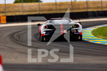 2022-06-05 - 66 VAN DER ZANDE Renger (nld), KVAMME Mark (usa), HART Jason (usa), JMW Motorsport, Ferrari 488 GTE Evo, action during the Test Day of the 2022 24 Hours of Le Mans, 3rd round of the 2022 FIA World Endurance Championship, on the Circuit de la Sarthe, on June 5, 2022 in Le Mans, France - 24 HEURES DU MANS 2022 - TEST DAY - ENDURANCE - MOTORS