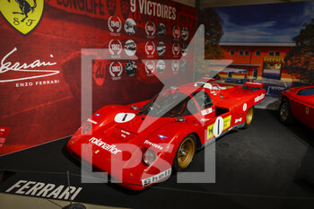 2022-06-06 - Ferrari 512S at the ACO museum during the free practices and qualifying sessions of the 2022 24 Hours of Le Mans, 3rd round of the 2022 FIA World Endurance Championship, on the Circuit de la Sarthe, from June 8 to 12, 2022 in Le Mans, France - 24 HEURES DU MANS 2022 - FREE PRACTICES AND QUALIFYING - ENDURANCE - MOTORS