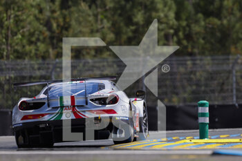 2022-06-07 - 54 FLOHR Thomas (swi), CASTELLACCI Francesco (ita), CASSIDY Nick (nzl), AF Corse, Ferrari 488 GTE EVO, action during the free practices and qualifying sessions of the 2022 24 Hours of Le Mans, 3rd round of the 2022 FIA World Endurance Championship, on the Circuit de la Sarthe, from June 8 to 12, 2022 in Le Mans, France - 24 HEURES DU MANS 2022 - FREE PRACTICES AND QUALIFYING - ENDURANCE - MOTORS