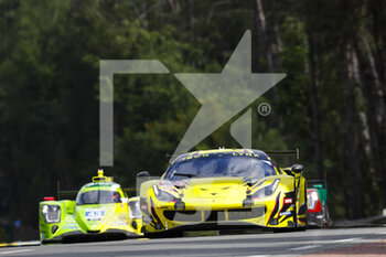 2022-06-07 - 66 VAN DER ZANDE Renger (nld), KVAMME Mark (usa), HART Jason (usa), JMW Motorsport, Ferrari 488 GTE Evo, action during the free practices and qualifying sessions of the 2022 24 Hours of Le Mans, 3rd round of the 2022 FIA World Endurance Championship, on the Circuit de la Sarthe, from June 8 to 12, 2022 in Le Mans, France - 24 HEURES DU MANS 2022 - FREE PRACTICES AND QUALIFYING - ENDURANCE - MOTORS