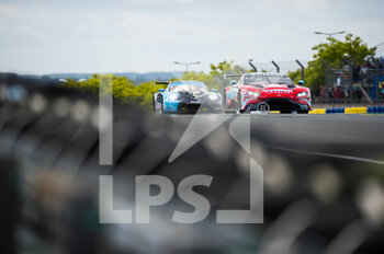 2022-06-08 - 33 KEATING Ben (usa), CHAVES Henrique (prt), SORENSEN Marco (dnk), TF Sport, Aston Martin Vantage AMR, action during the free practices and qualifying sessions of the 2022 24 Hours of Le Mans, 3rd round of the 2022 FIA World Endurance Championship, on the Circuit de la Sarthe, from June 8 to 12, 2022 in Le Mans, France - 24 HEURES DU MANS 2022 - FREE PRACTICES AND QUALIFYING - ENDURANCE - MOTORS